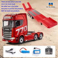Huina 770S New Heavy Duty Truck Trailer R/C Truck flatbed Trailer  1/18 Scale Remote Controlled Car Engineering Car Toys Gift