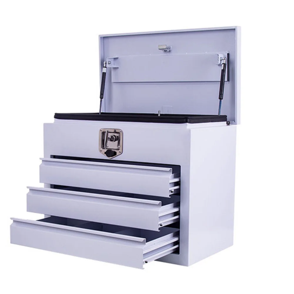 Industrial Grey Steel 3 Drawer Tool Storage Cabinet for Canopy Exterior Tool Organization Laboratory Furniture