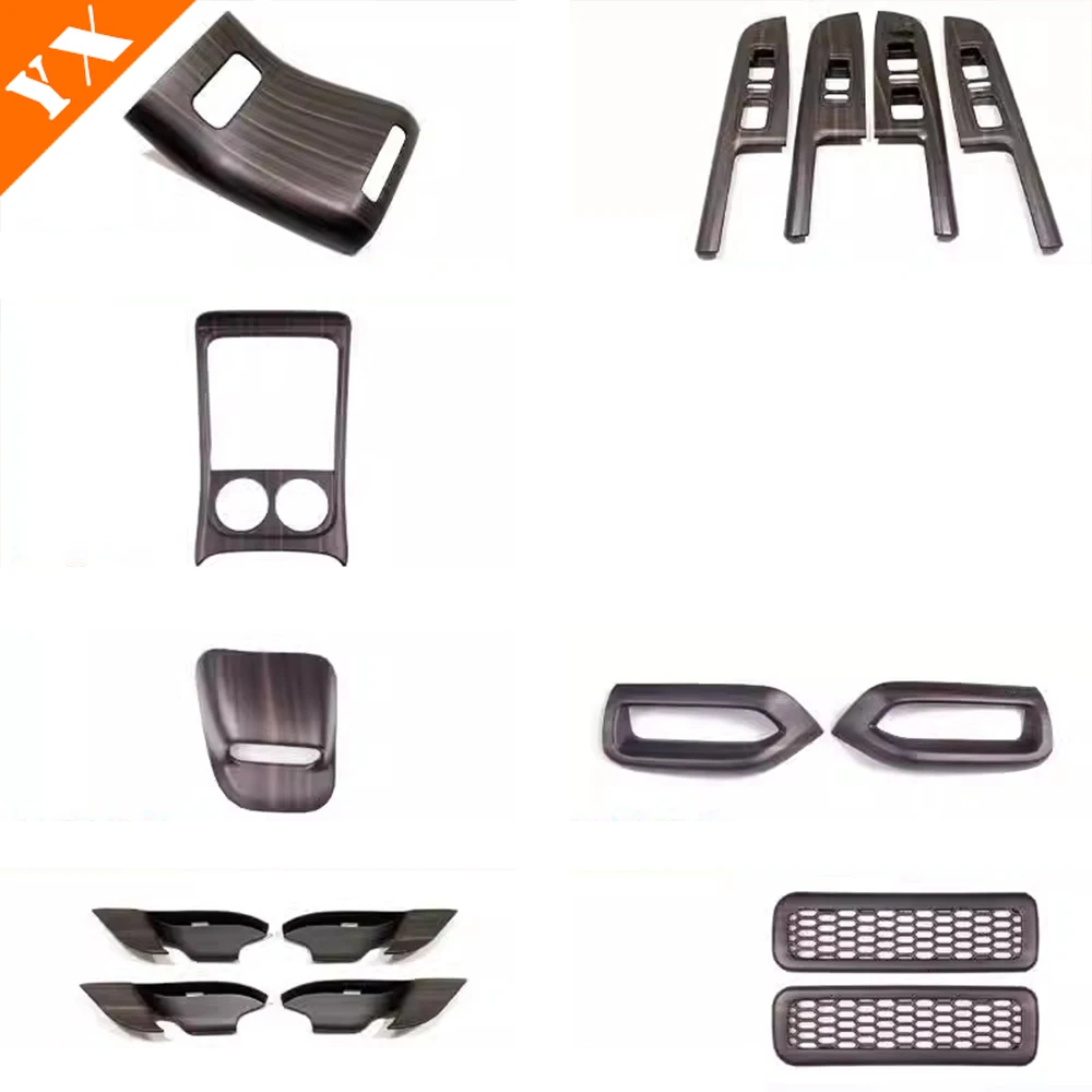 

For xiaopeng G9 Accessories Wood Grain Car Window Lift Panel Inner Handle Frame Gear Shift Panel Rear Air Vent Anti Kick Frame