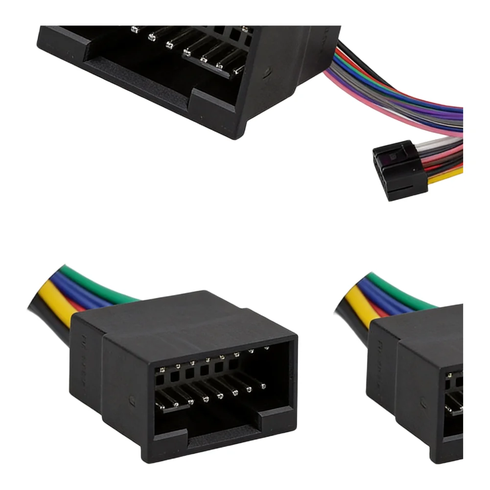 Stereo Wiring Connector For Cars For ISO Standard Wiring Harness Length of Approximately 60 cm For Use With For Android Devices
