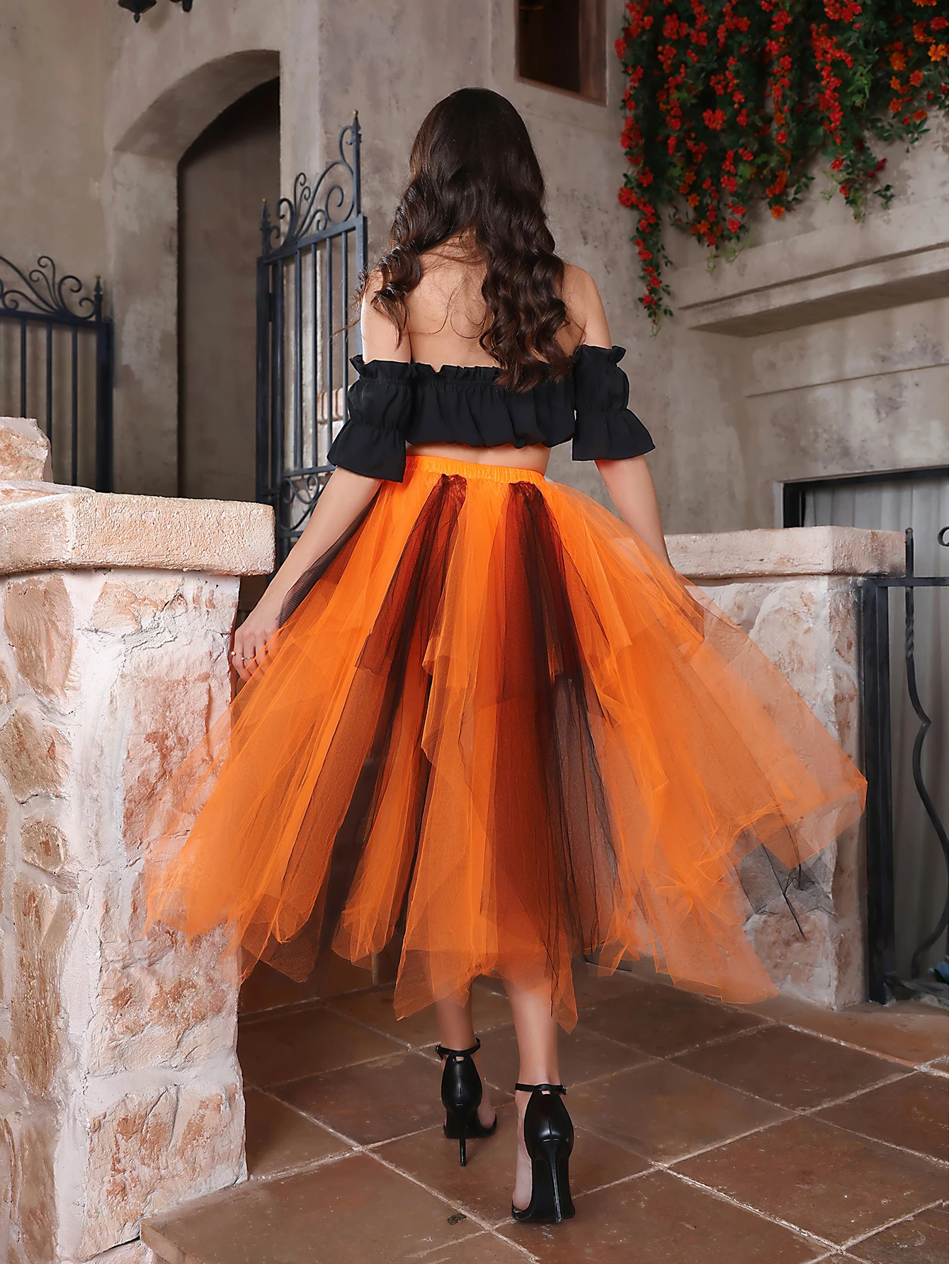 

Женские юбки-пачки, высокая низкая тюлевая юбка, нижняя юбка в стиле рокабилли, вечерние женские пышные юбки для свадебной вечеринки, нижняя юбка CPA5600