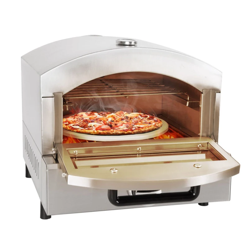 Outdoor Gas Pizza Oven Hot Stainless Steel Camping Portable Fruit And Wood Particle Furnace Barbecue