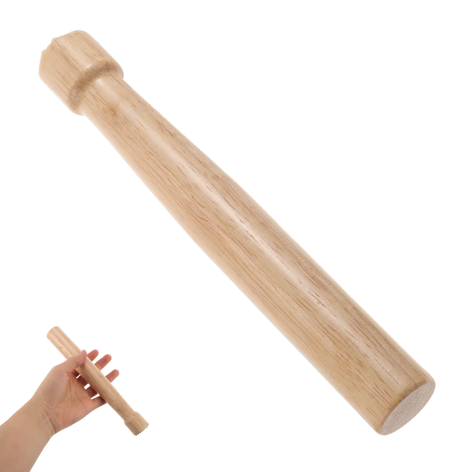 

Wooden Muddler for Cocktails Solid Wood Non-Slip Grip Manual Fruit Masher Lemon Juicer Mojito Drink Crusher Wood Pestle