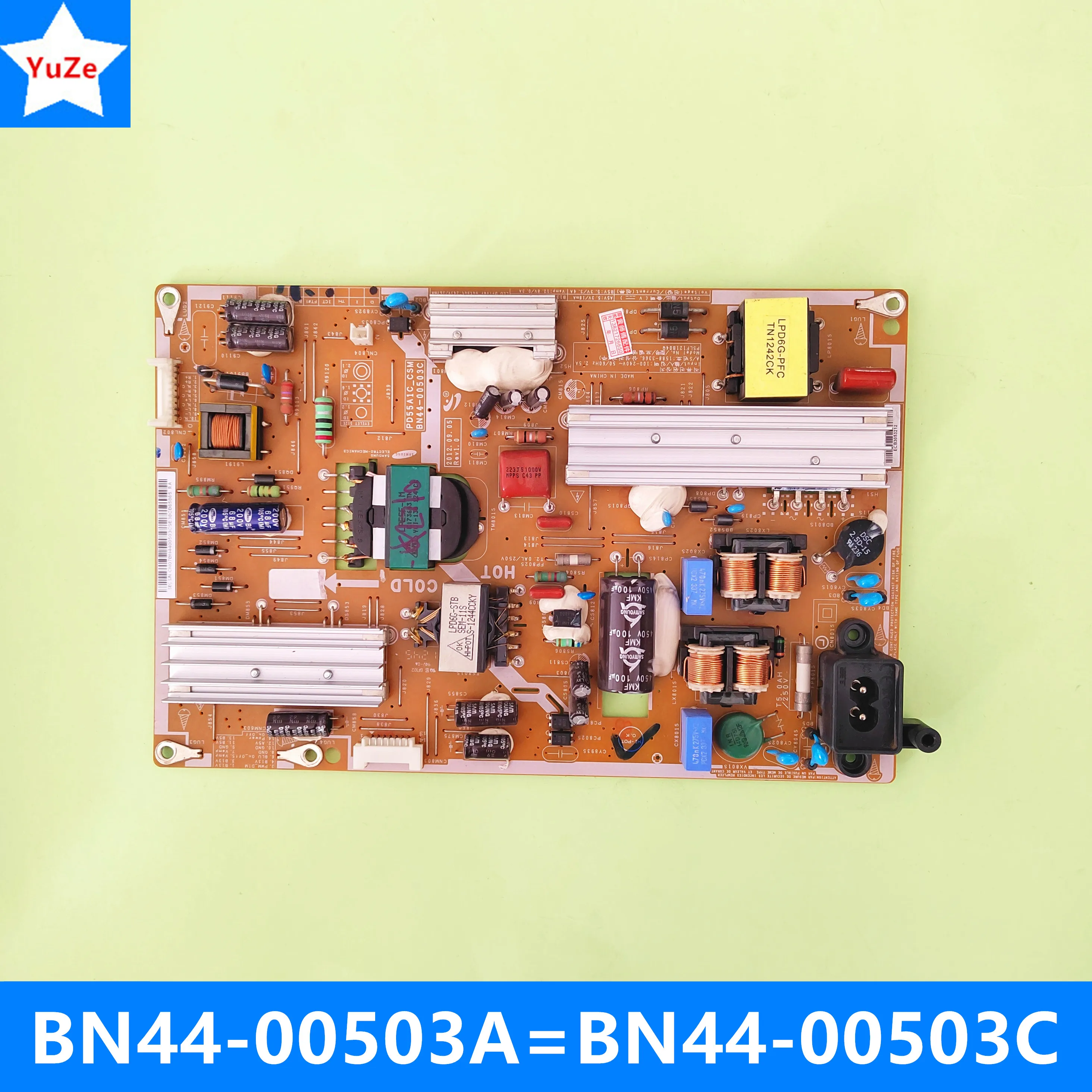 

BN44-00503A BN44-00503C Power Supply Board for UN50ES6100FXZA UN55ES6100FXZA UN55ES6003FXZA UE50ES5507K UE50ES5700 UE50ES5500 TV