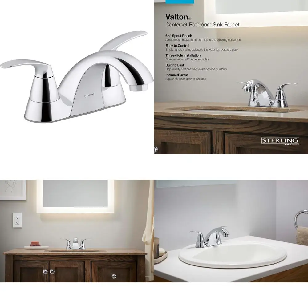 

Centerset Bathroom Sink Faucet with Modern Design for Luxurious Home Renovations