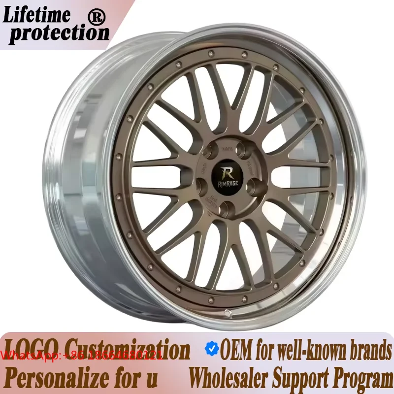 OEM LM 2-Piece Forged Wheels 18-24 Inch 5x112 5x114.3 5x120 Alloy Rims Lightweight PerformanceF20,F30,F35,G20,G30,E90,E60,F10,F1