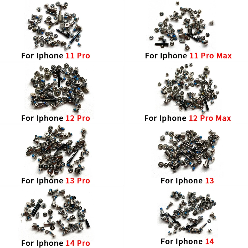 Soporte Metálico Interno para Placa Madre con Tornillos Completos para iPhone 11 12 13 14 Pro XS Max X XR 5