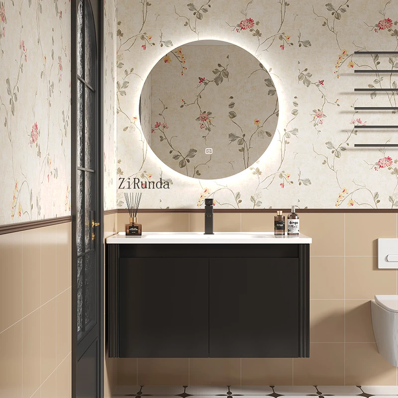 Bathroom lockers, mirrors, bathroom cabinets with lights