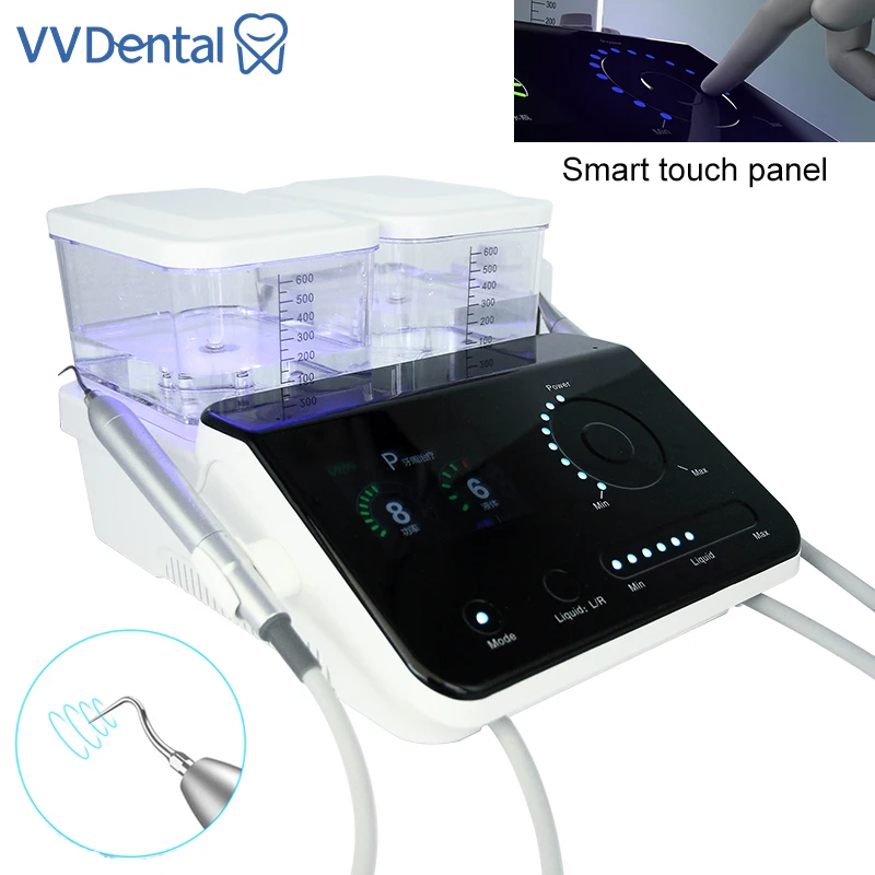 VVDental Dental Ultrasonic Sandblasting Periodontal Therapy Instrument 6 In 1 Scaling Periodontics Endodontics Equipment Airflow