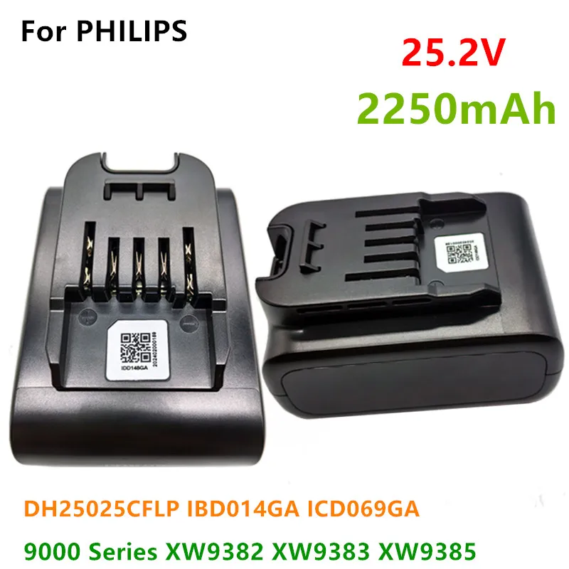 Original 25.2V 2250mAh IDD148GA Li-ion Battery for Smart Floor Scrubber 9000 Series XW9382 XW9383 XW9385 Vacuum Cleaner Battery