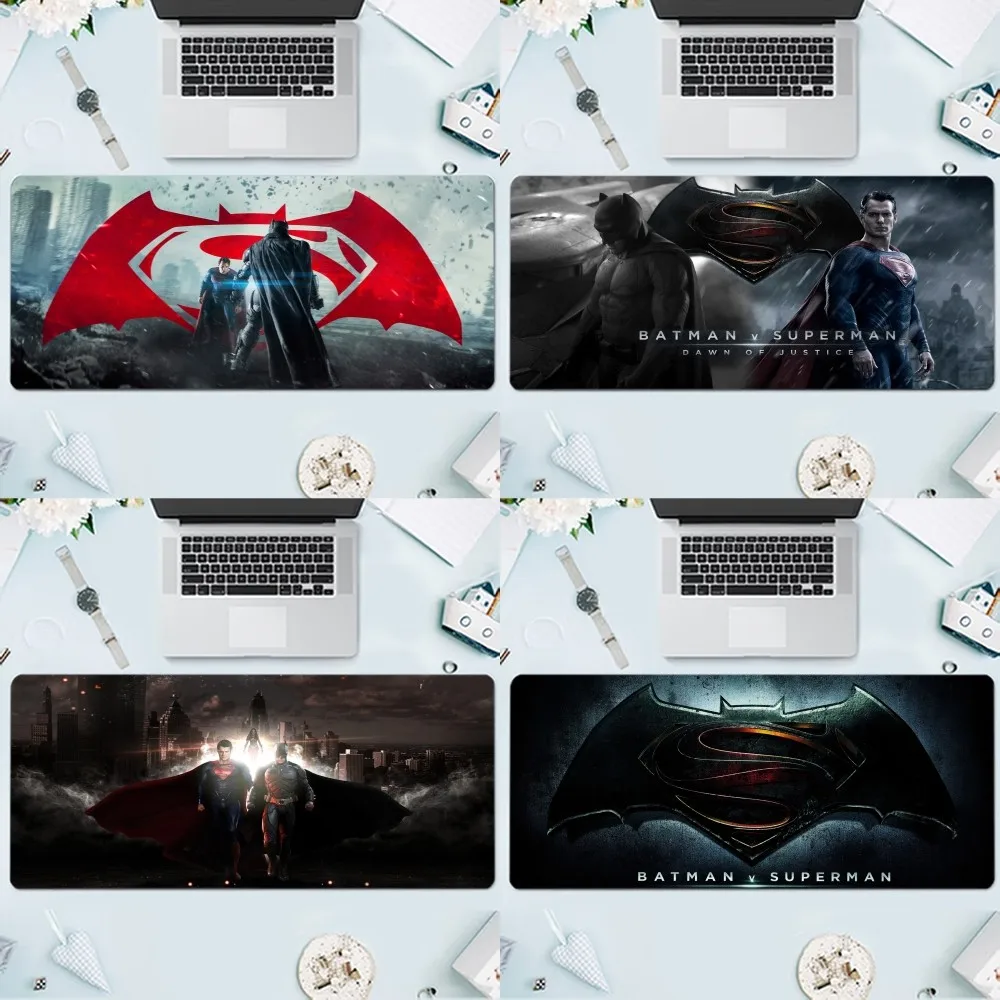 Batman vs Superman DD Mousepad Large Gaming Compute Gamer PC Keyboard Mouse Mat