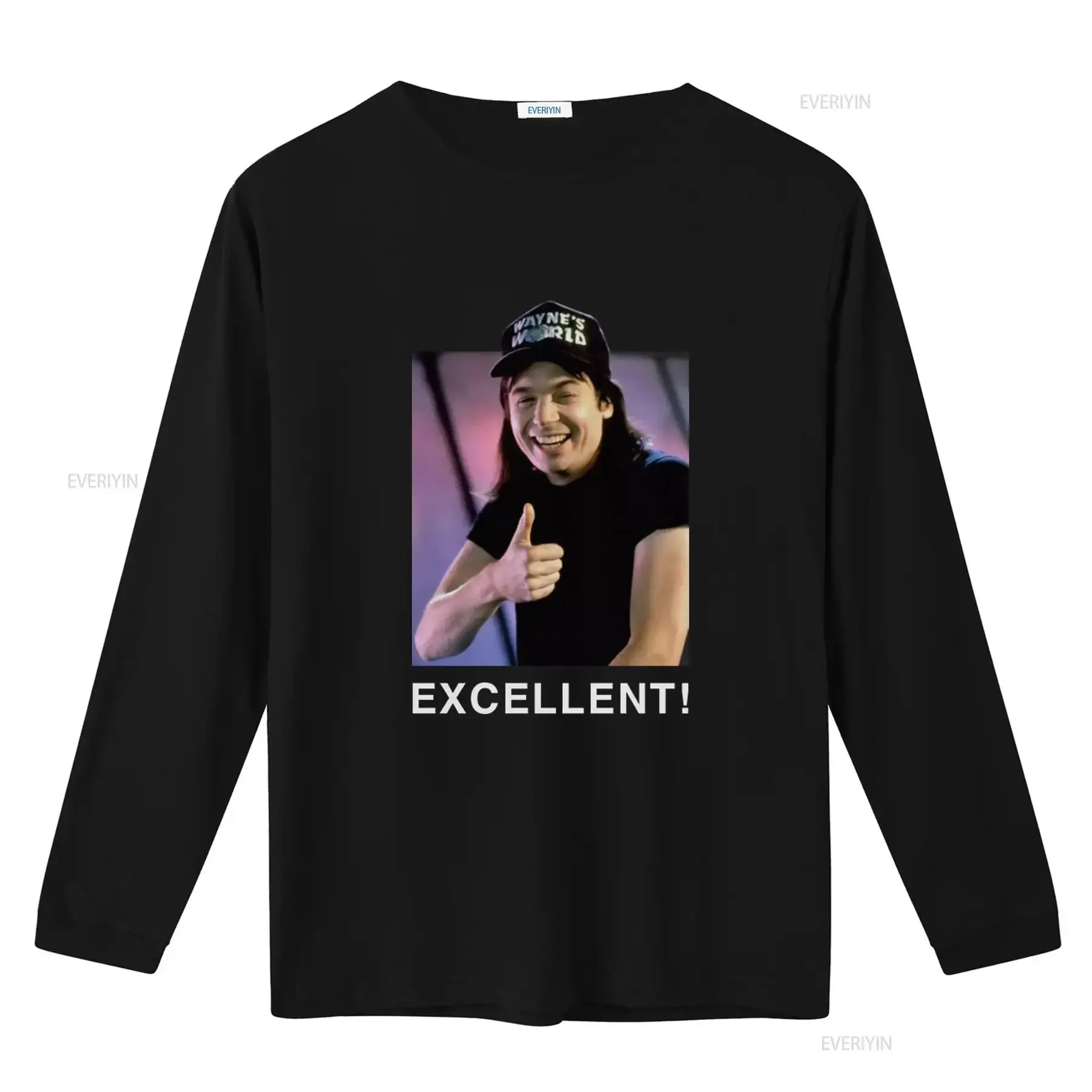 Waynes World Excellent T Shirt 90's Movie Inspired Mike Myers  vintage Washed Casual Slightly Versatile Soft Stretched