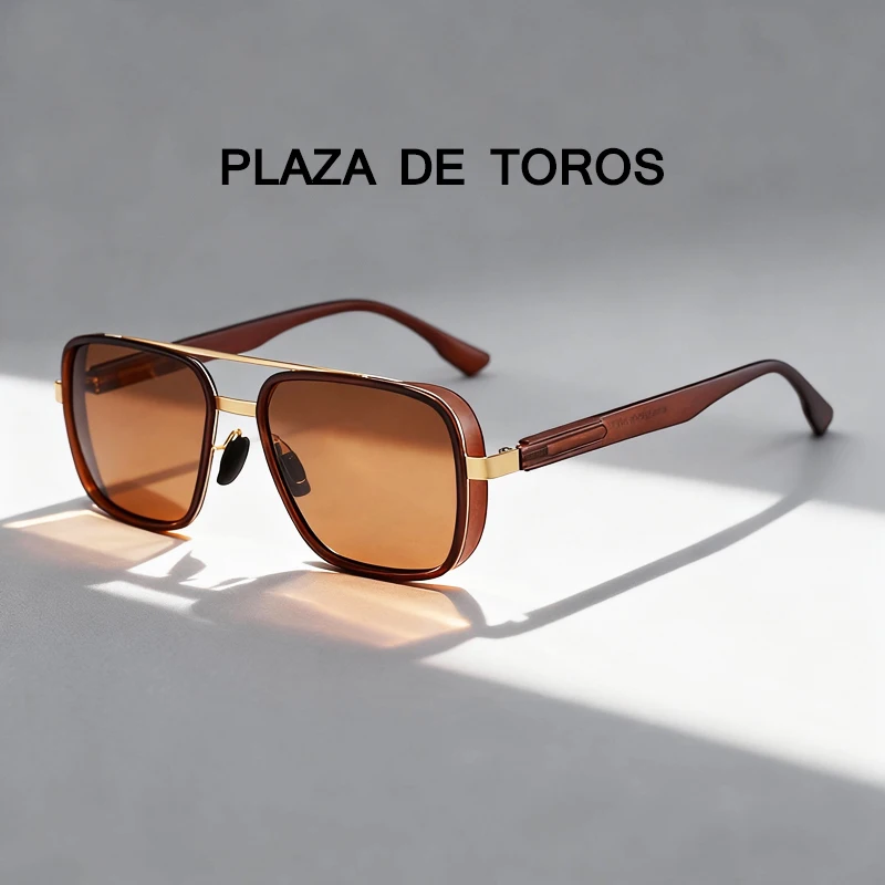 

Винтажные квадратные солнцезащитные очки, мужские модные двойные мосты, разноцветные оттенки, женские ретро-модные брендовые роскошные классические солнцезащитные очки