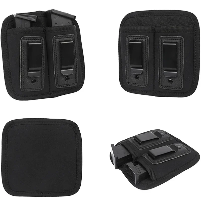 Funda de nailon para cargador de pistola, estuche magnético de transporte oculto de 9mm con Clip Glock 19, 21, 92