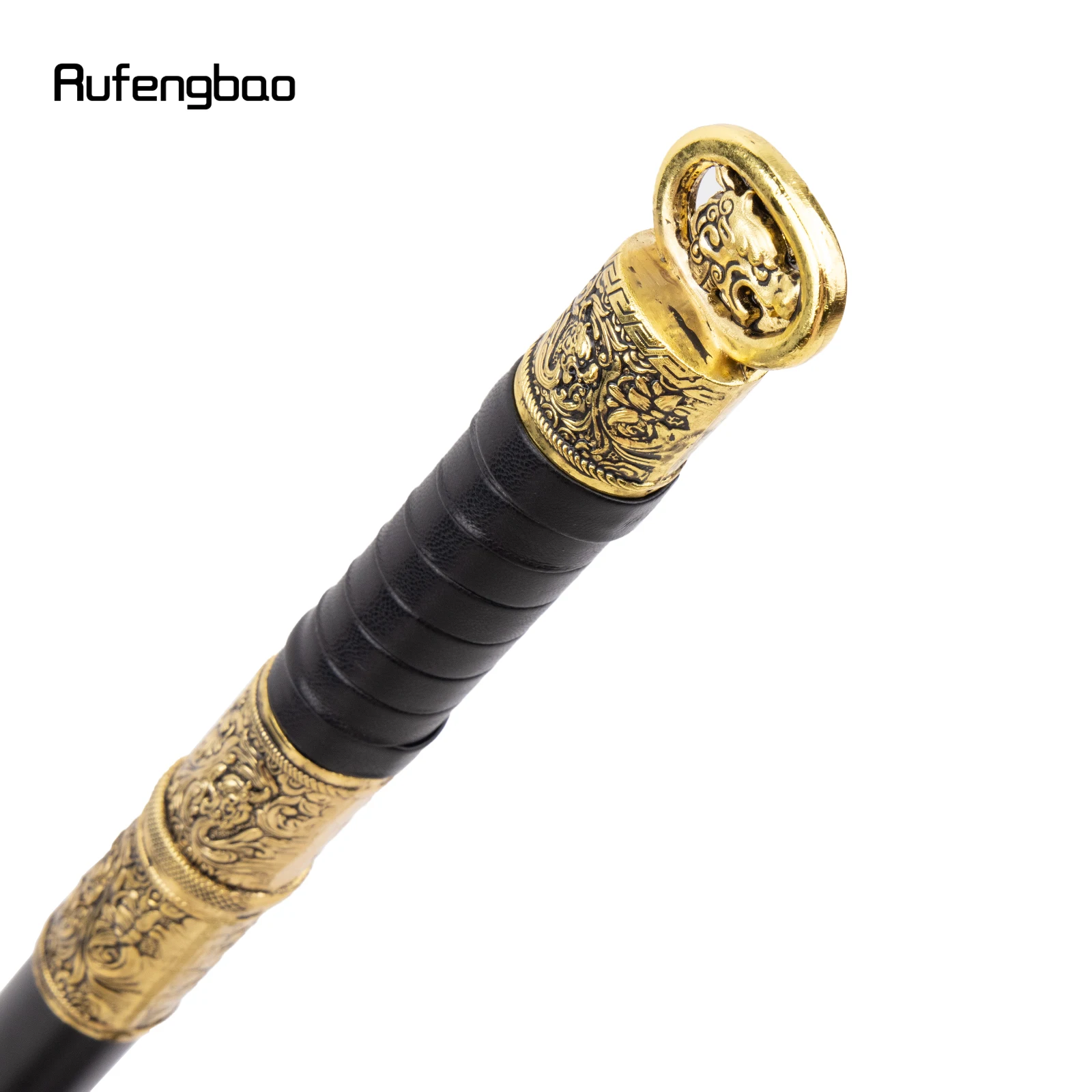 Golden Black Dragon Handle Steampunk Walking Cane Fashion Walking Stick Gentleman Luxury Crosier Knob Walking Stick 96cm