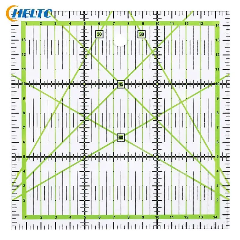 Clear Sewing Ruler Double-color Ruler Patchwork Feet Tailor Yardstick Quilting DIY Sewing Tool DIY Dedicated Patchwork Accessory