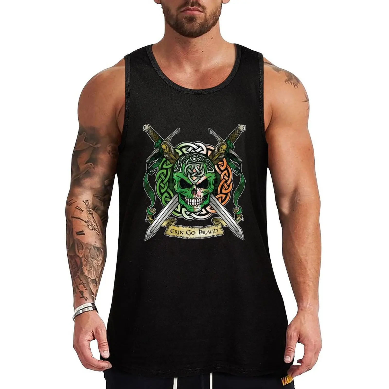 

Celtic Warrior: Ireland Tank Top Body man male top