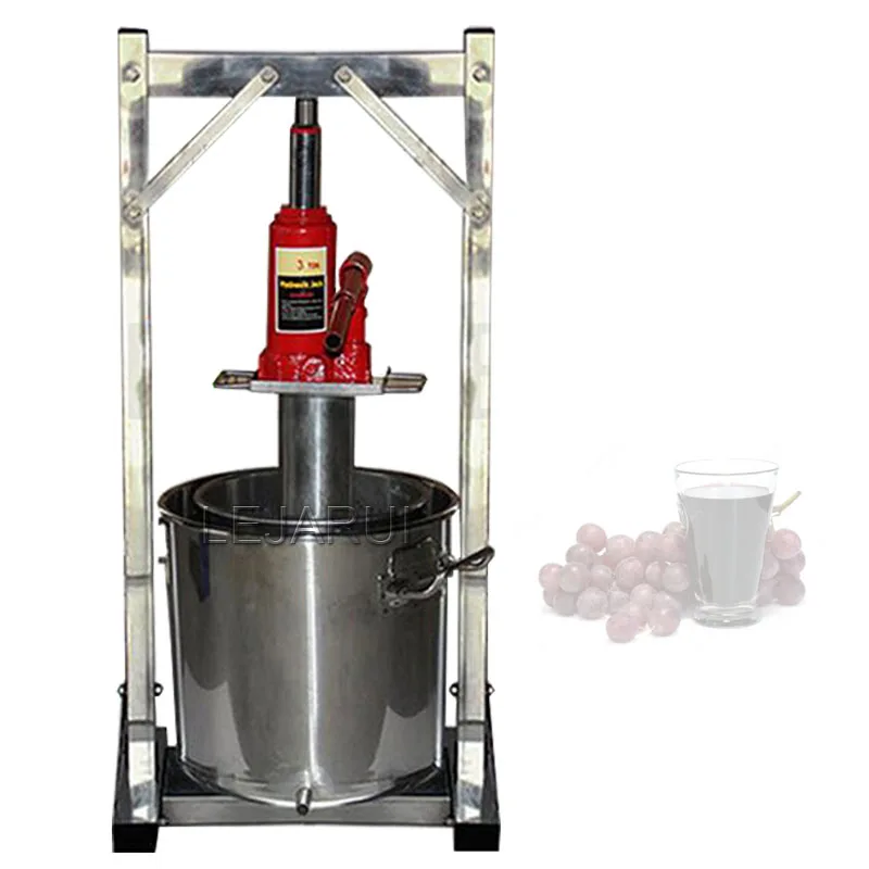 Small Home Use Grape Press Wine Juice Machine Manual Hydraulic Jack Press Juicer