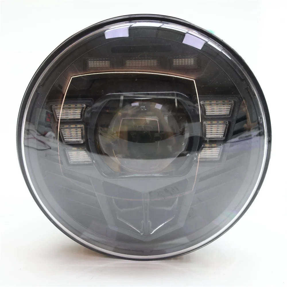 

Motorcycle Round Headlight 7 Universal Light Emitting Diode Headlight