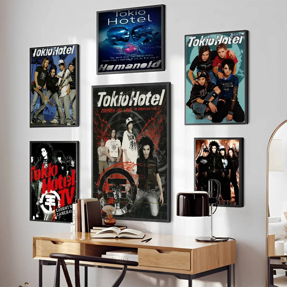 Tokio 호텔 밴드 포스터, 좋은 품질 인쇄 및 포스터, 방수 종이 스티커, 커피 하우스 바 포스터, 벽 스티커  Best5