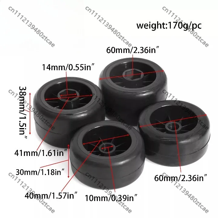 1/10 RC Formula Racing Car High Grip Heat‑Activated Rubber Tires Slick Tyres For Competition Upgrade Replacement Parts