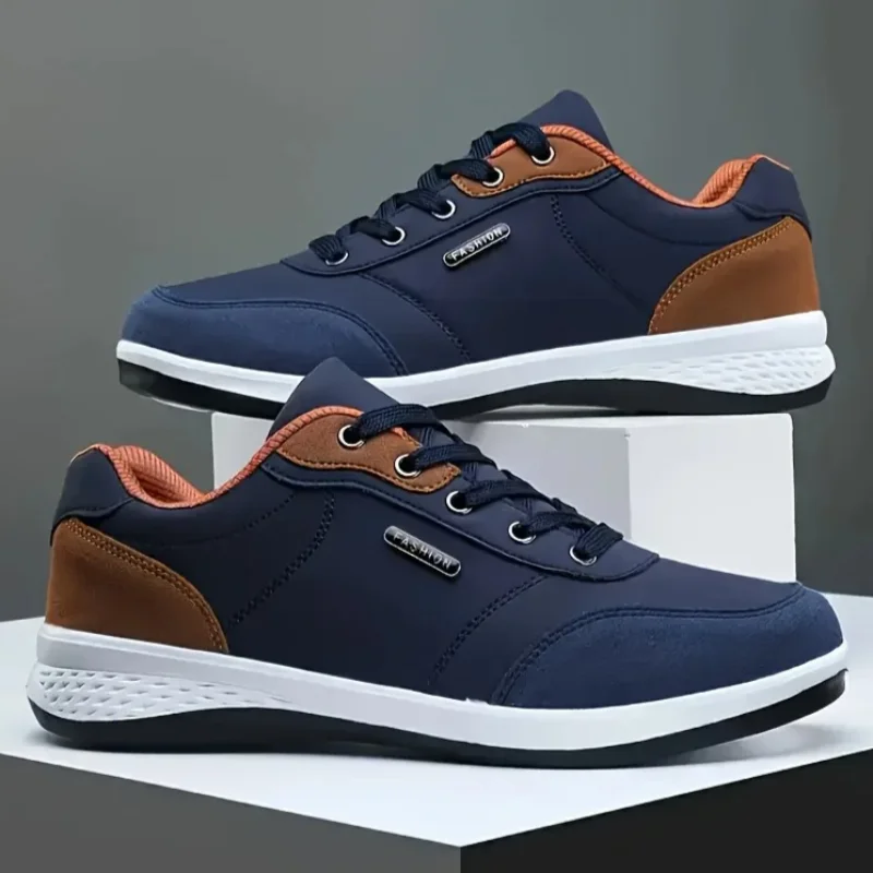 

Men Casual Shoes Spring Autumn Waterproof Walking Sneakers Leisure Male Leather Sports Shoes Non-Slip Footwear Tennis for Men