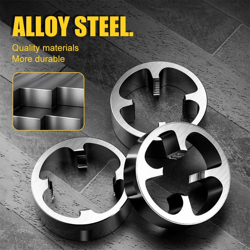 6 Piece Thread Maker Tool Set Plastic Pipe Threading Mold Set Plumbing Threading Tool Plumbing Mold Tap Wrench Set Tool Repair