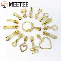 5/10/20Pcs 5# Zipper Sliders for Nylon Zippers Tape Bag Purse Zips Pulls Shoes Coat Zip Heads Repair Kits DIY Sewing Accessories