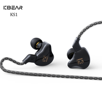 KBEAR KS1 Dual Magnetic Circuit Dynamic Wired Earphone Gaming Headphones In Ear Monitor Music Earbuds Headset kbear ks1 ks2 IEMs