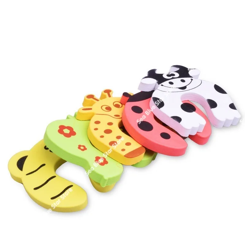 New baby anti-door closing artifact Children's anti-pinch hand door stopper Baby block safety door card