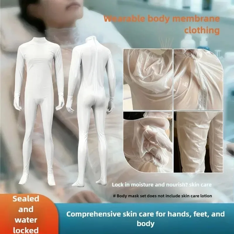 Nawilżająca, rozjaśniająca maska do ciała w płachcie, jednorazowa, do użytku domowego, zabieg spa, pielęgnacja twarzy, salon kosmetyczny, profesjonalna.
