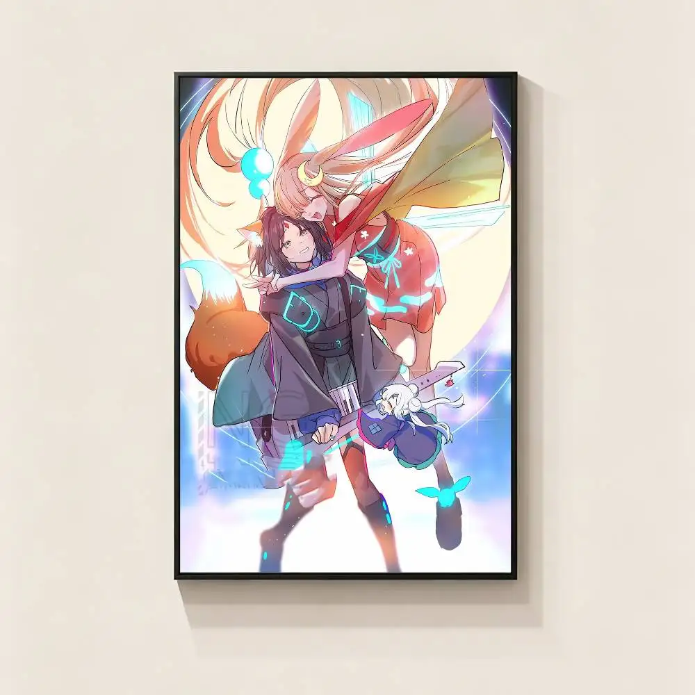 C-Cosmic P-Princess K-Kaguya  Poster Perfect Space Sticker Self Adhesive for Office Home Theater Wall Art Decor Fancy Gift