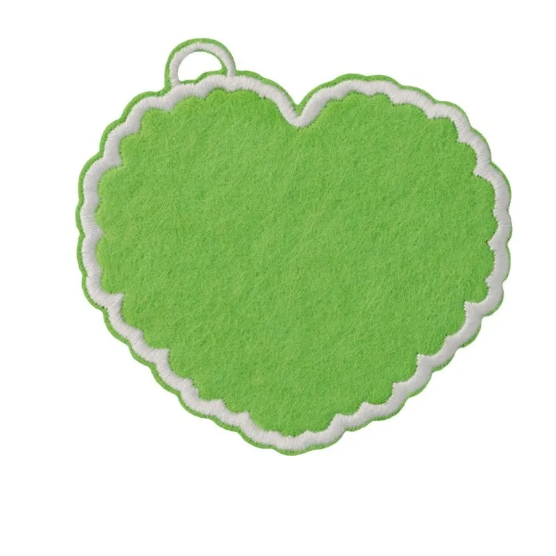 30pcs/Lot Embroidery Patch Clover Lucky DIY Keychain Pendants Suitcases Bags Clothing Decoration Accessory Craft Diy Applique