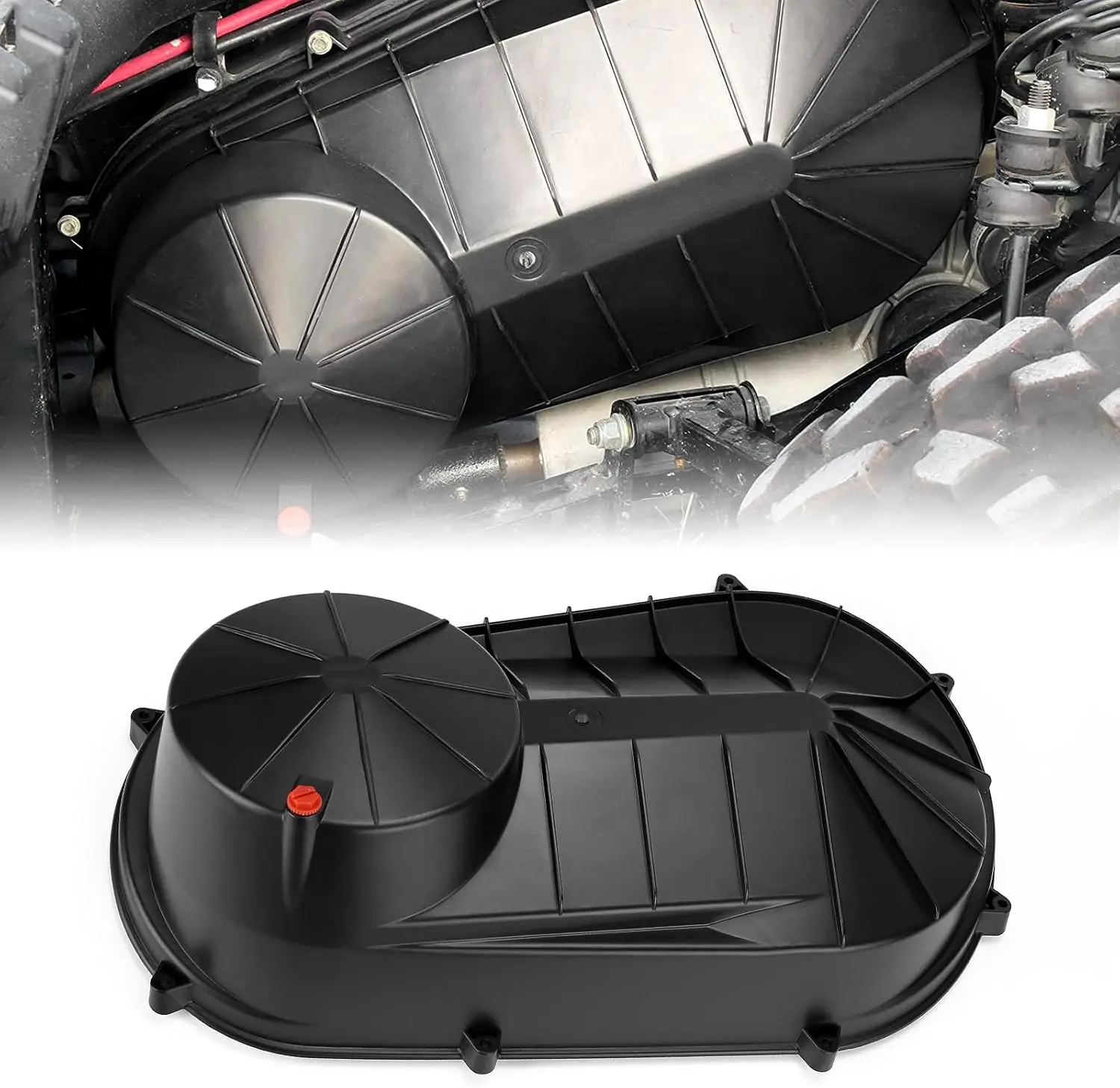 2634179 Outer Clutch Cover, Heavy Duty Black for 2012-2023 Polaris RZR XP 1000/900, Ranger 570/1000