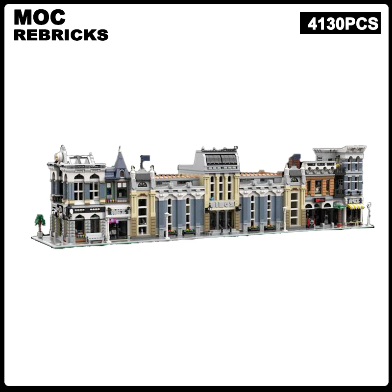 Space War Scene Architecture Dinos Exhibition Alternative Build MOC Mini Building Block Model Brick Toys Children's Puzzle Gifts