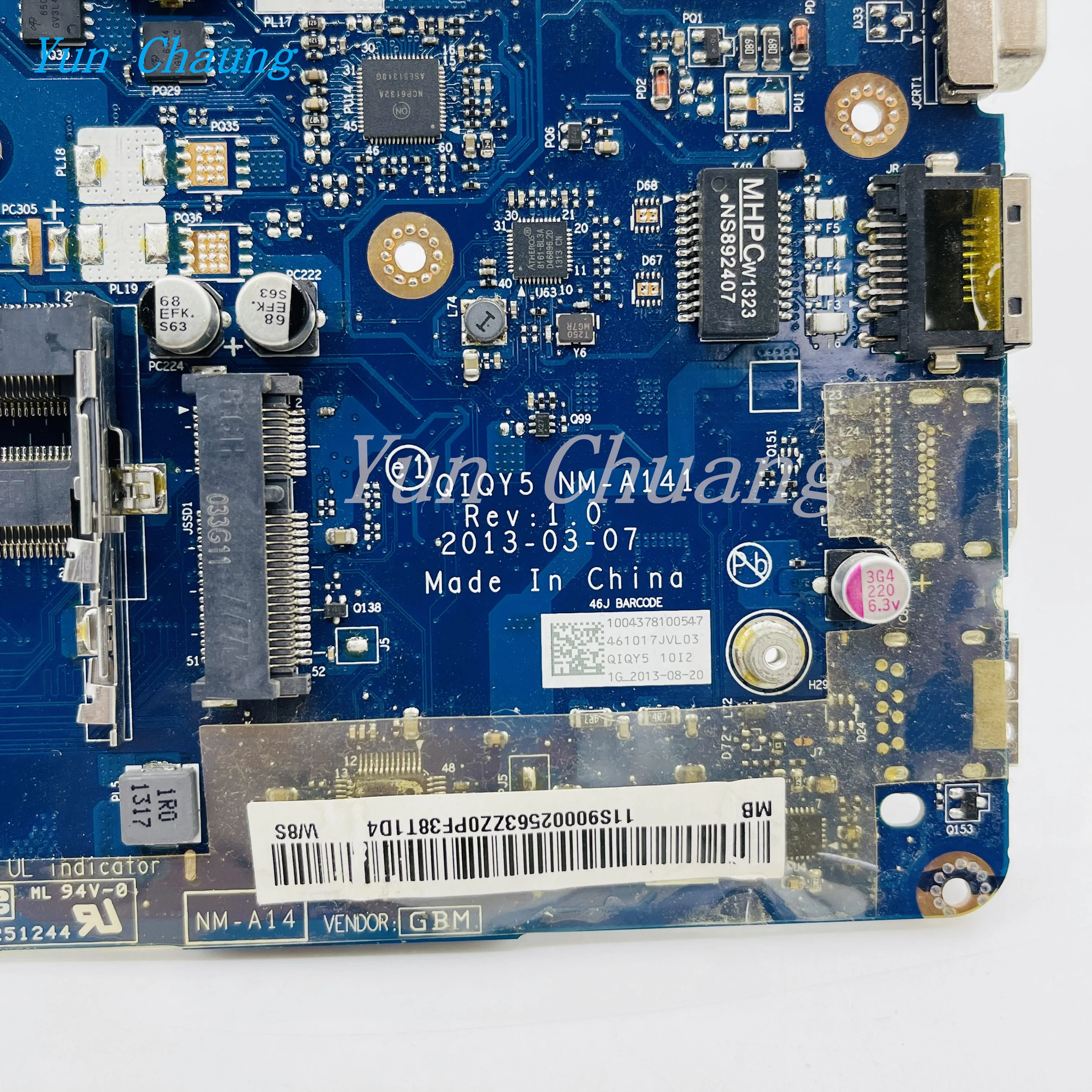 Imagem -03 - Mainboard para Lenovo Ideapad Y400 Placa-mãe do Portátil com Gt750m Gt650m 2g Gpu Hm76 Ddr3 100 Trabalhando Qiqy5 Nm-a141 La8691p