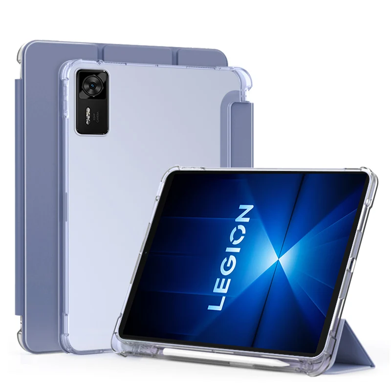 For Lenovo Legion Y700 4th Gen Case with Pencil Holder Folding