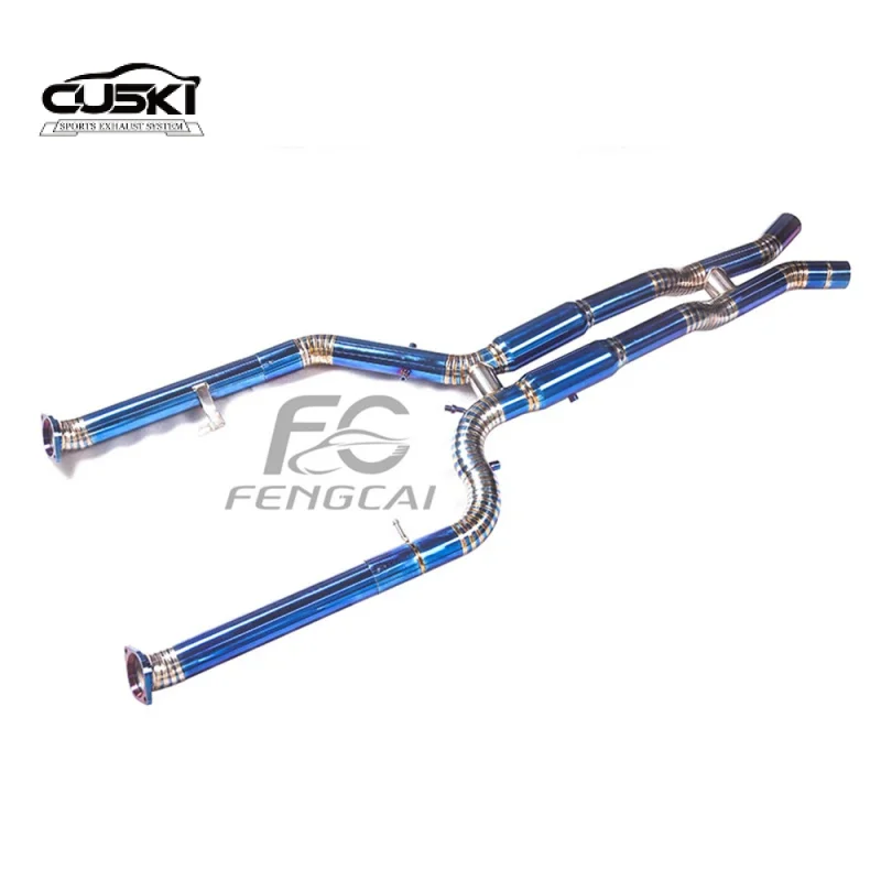 Titanium Exhaust Valvetronic Catback for Bmw G80 M3 G8X M3 G83 G84 G8X S58 Valved Exhaust Muffle cat Back Control power output