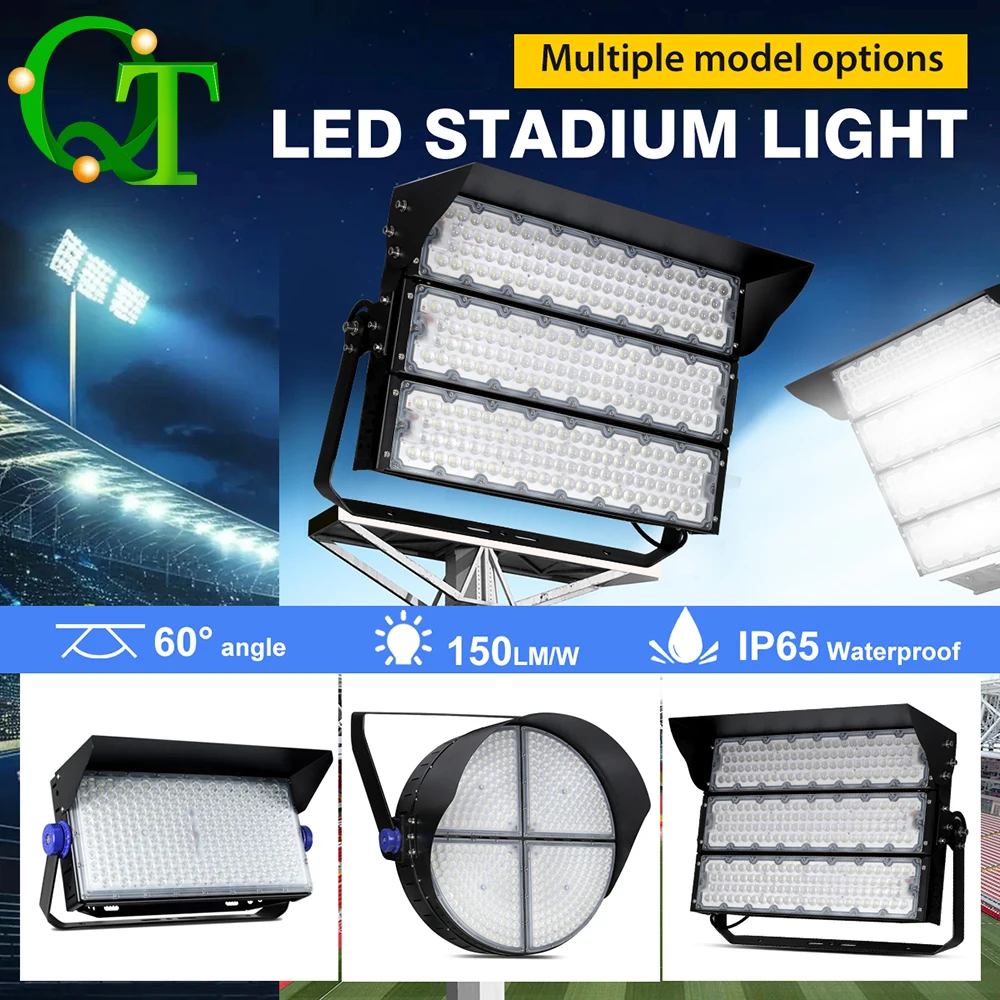 

240W-1200W LED Stadium Flood Light 6000K Waterproof IP65 Outdoor Square Tunnel Football Field Lighting