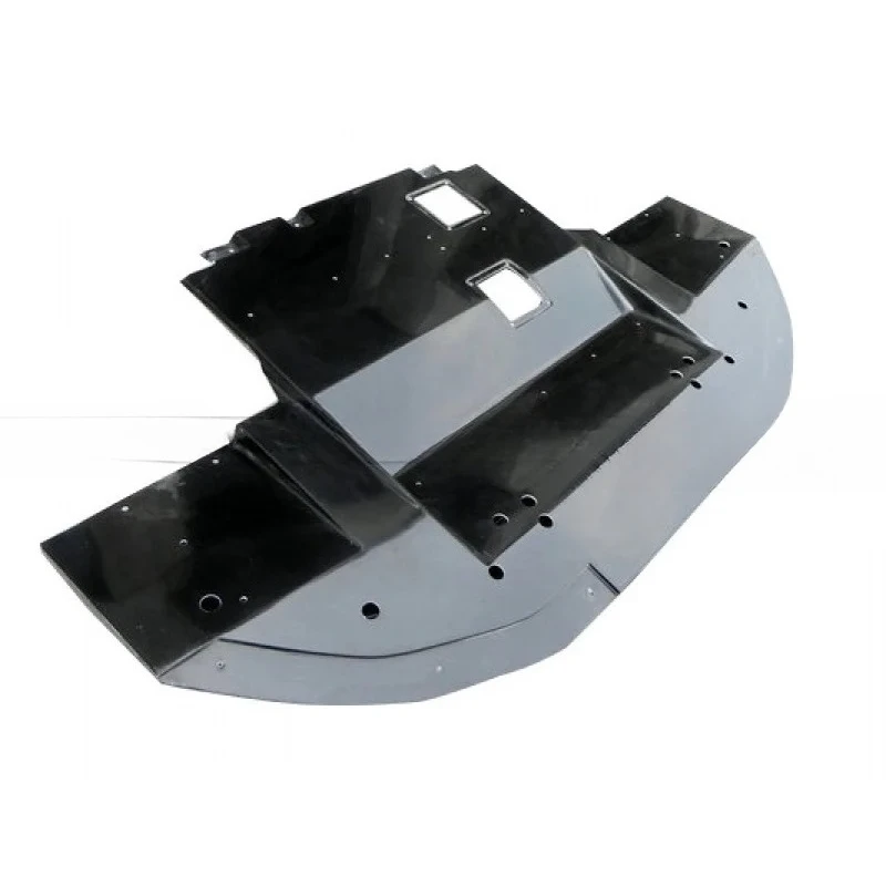 SAAR Evolution Compatible Mitsubishi EVO10 Varis Widebody Spoiler with Base Plate Surrounding Front Lip Chin