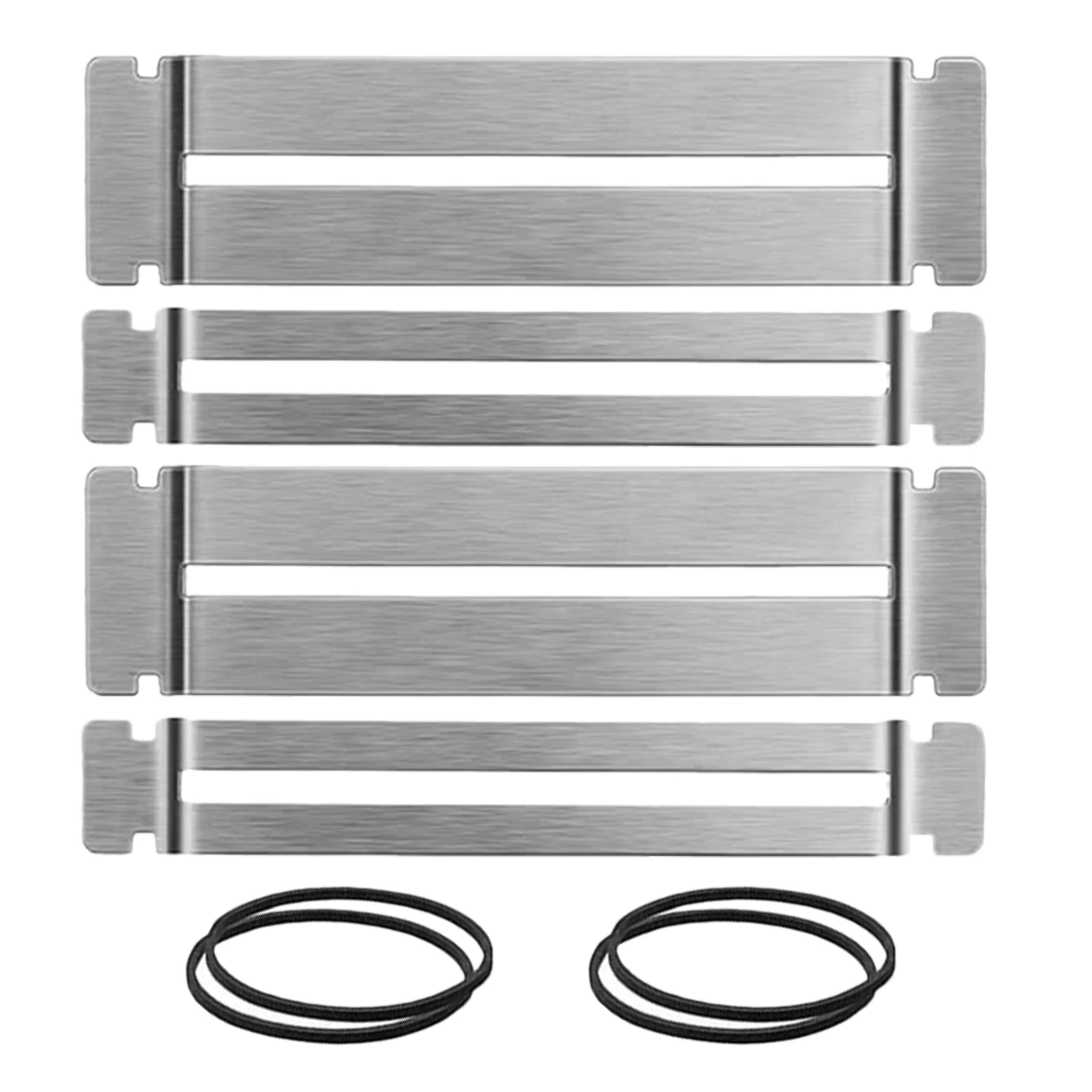 

4Pcs Guitar Fret Protector Fingerboard Guard - Premium Metal Fretboard Pad - Ideal Luthier Tool for Fret Grinding and