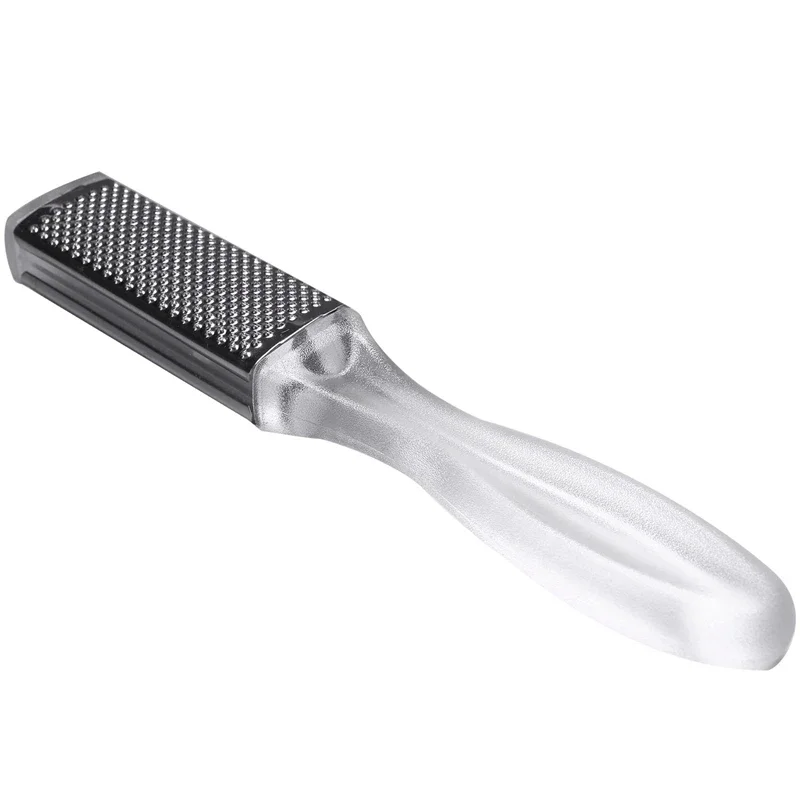 1 Pc Stainless Steel Dual Sided Foot Rasp File - Dead Skin Remover and Scrub for Smooth Feet