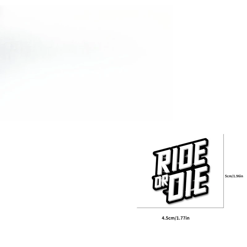 1 ピース RIDE OR DIE オートバイ＆自転車 - 防水ビニールネオンレインボーステッカー（RIDE OR DIE）マウンテンバイク用