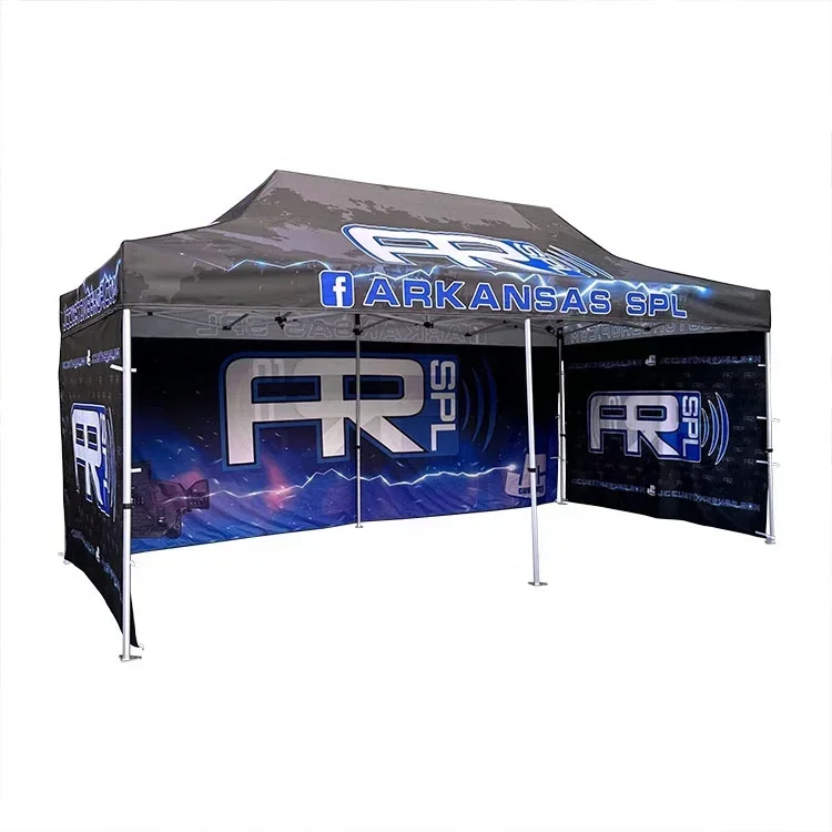 

Promotional Canopy Trade Show Event Fold 3x6 Gazebo Sublimation Logo Print Pop Up Advertising Outdoor 10x20 Custom Canopy Tent