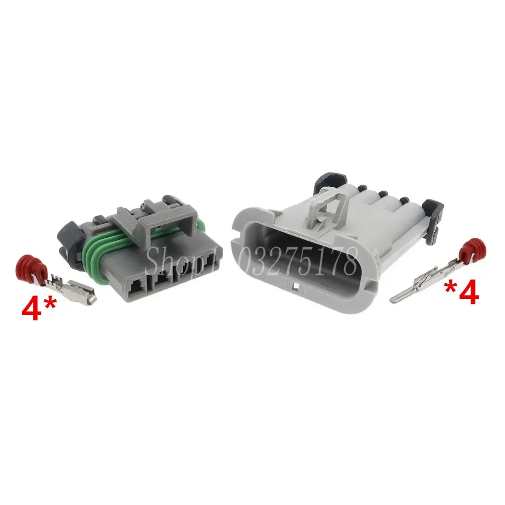 1 Set 4 Pin 12129600 12129565 15306069 Automobile Connector Blower Motor Resistor Plug For Buick Regal