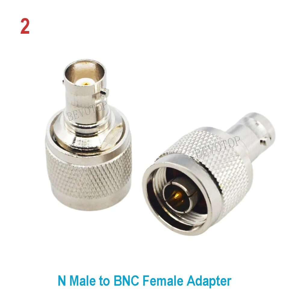 1Pcs N Male/Female to N/TNC/BNC/QMA/F Male/Female Straight/Right Angle Coax Adapter