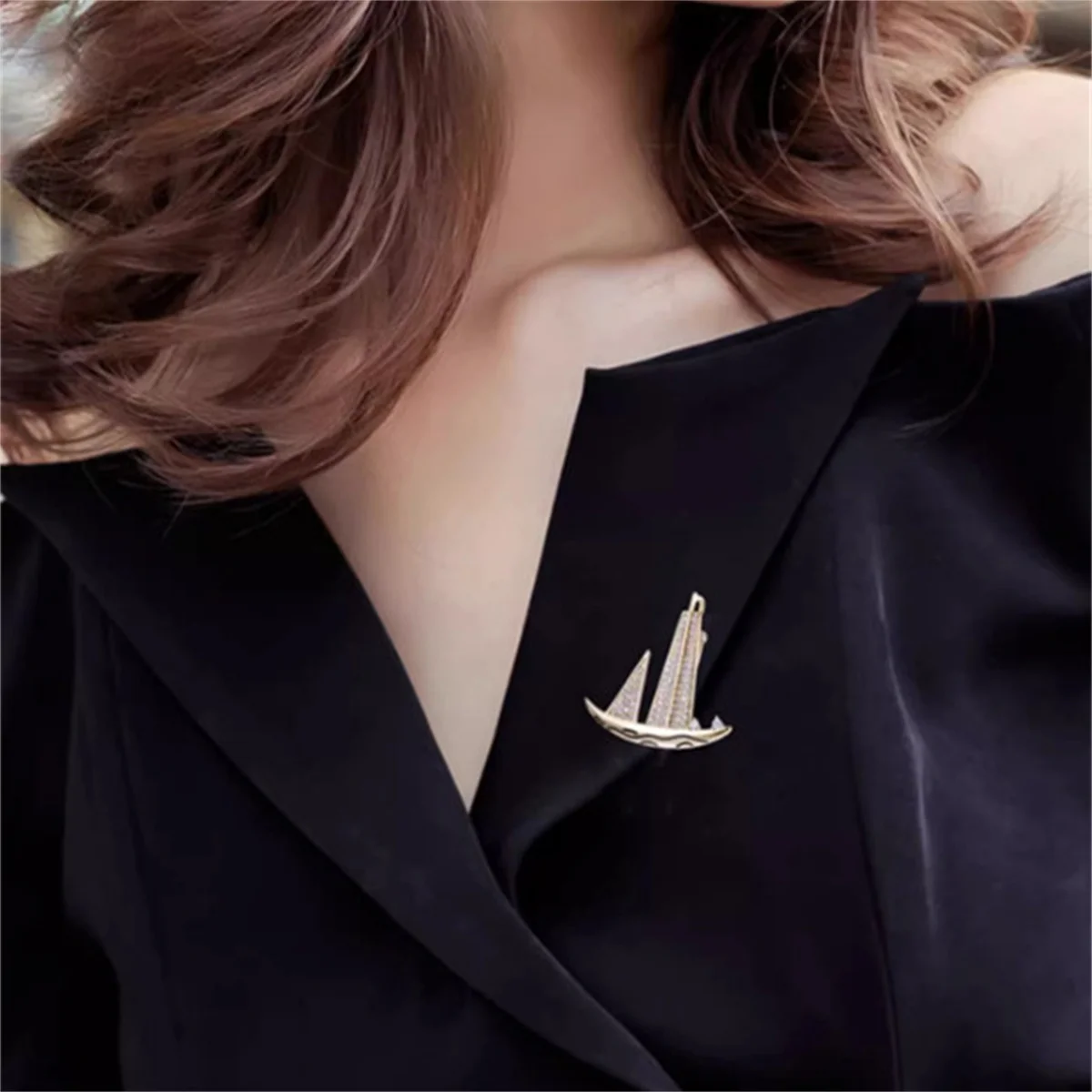 Sailboat Brooch For Men And Women, Fashionable And Exquisite Jewelry, Party Daily Clothing Accessories, Trendy And Cool Gifts