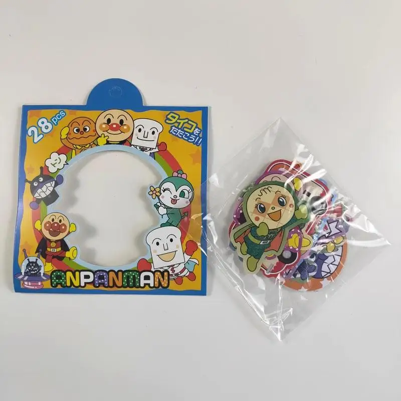 Pegatinas de dibujos animados de Anime Anpanman Baikinman, Kawaii Shokupanman, equipaje, taza de agua, decoración creativa, regalo periférico para