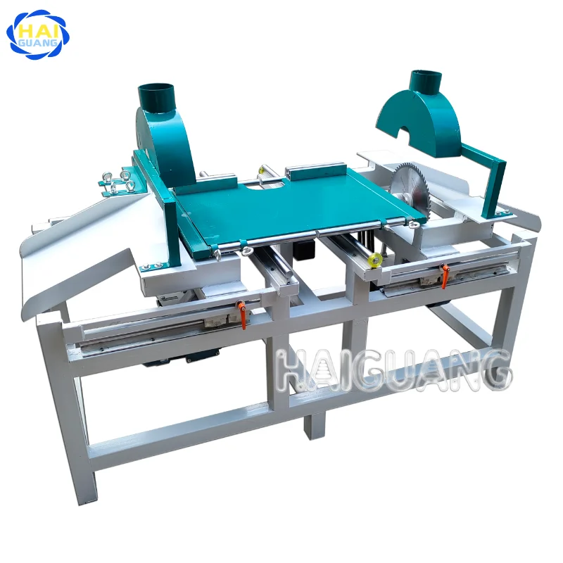 Professional Woodworking Double End Butting Saw Industrial Panel Saw Sliding Table Circular Saw Carpentry Machine Tools