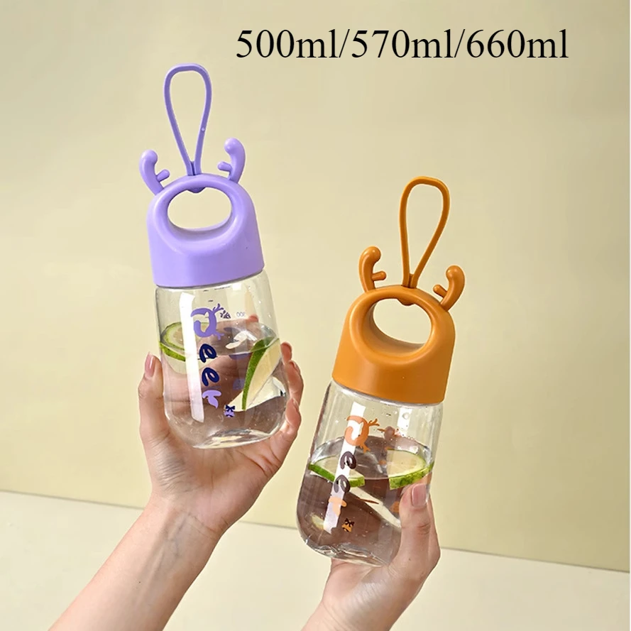 

Creative Cartoon Deer Antler Drinking Cup,Drop Resistant Rocking Cups,High Temperature Resistant Plastic Water Cup,Tea Divider